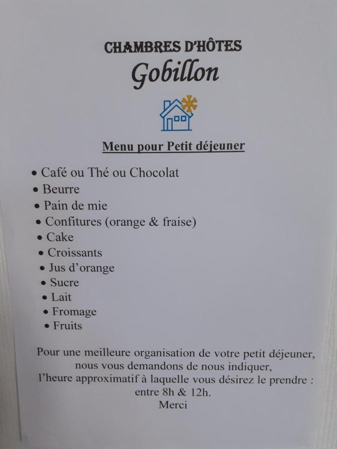 Chambres D'Hotes Gobillon แมงเตอนง ภายนอก รูปภาพ